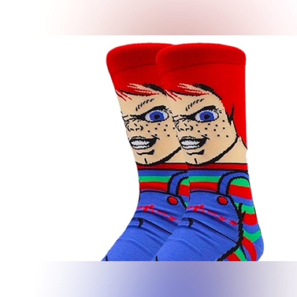 Socks. CHUCKY, horror movie themed. unisex. NEW